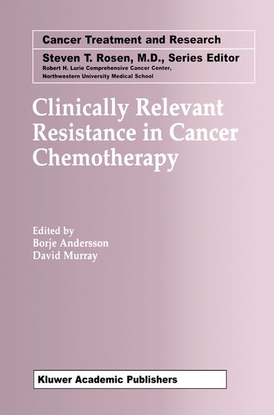 Produktbild: Clinically Relevant Resistance in Cancer Chemotherapy