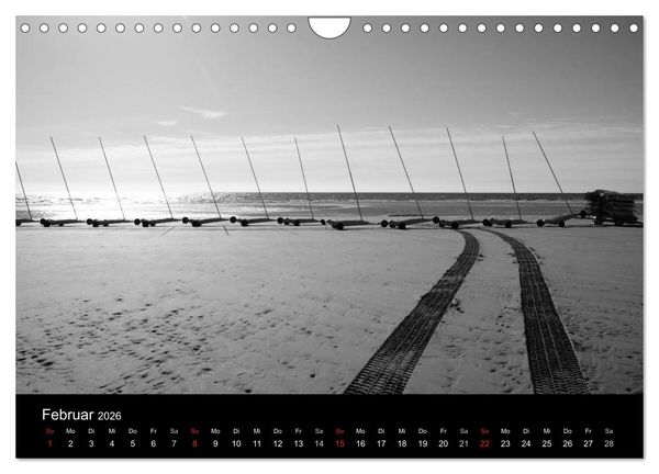 Produktbild: BLACK 'N WHITE (Wandkalender 2026 DIN A4 quer), CALVENDO Monatskalender