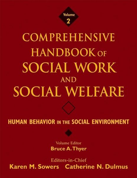 Produktbild: Comprehensive Handbook of Social Work and Social Welfare, Human Behavior in the Social Environment