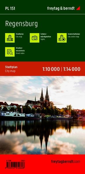 Produktbild: freytag & berndt Stadtplan Regensburg 1:14.000