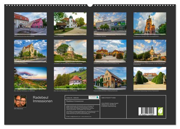 Produktbild: Radebeul Imressionen (hochwertiger Premium Wandkalender 2026 DIN A2 quer), Kunstdruck in Hochglanz