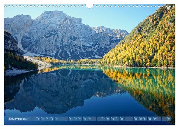 Produktbild: Bergseen zum Tr&auml;umen (Wandkalender 2026 DIN A3 quer), CALVENDO Monatskalender