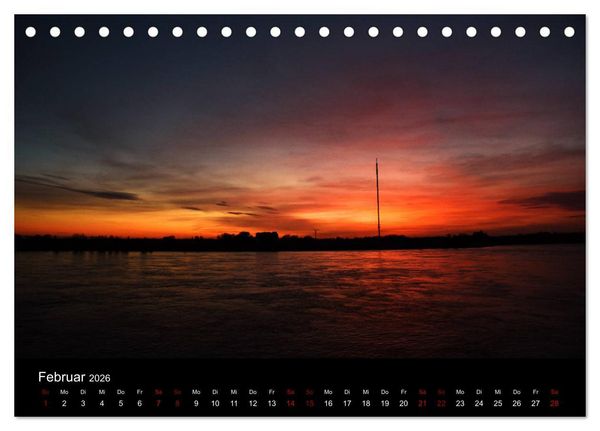 Produktbild: Niederrheinischer Himmel (Tischkalender 2026 DIN A5 quer), CALVENDO Monatskalender
