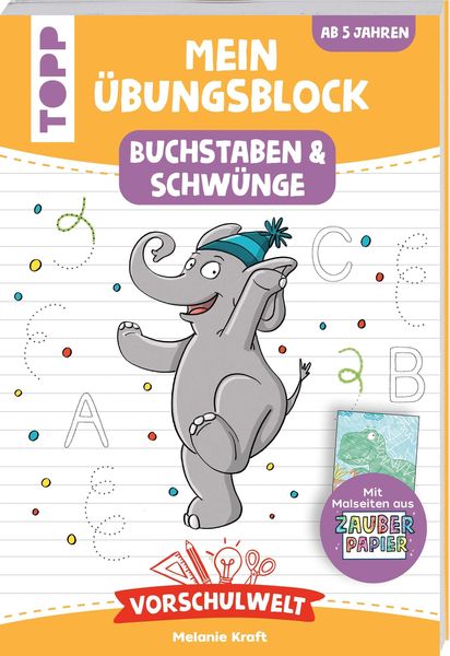 Produktbild: Vorschulwelt. &Uuml;bungsblock Buchstaben & Schw&uuml;nge (X)