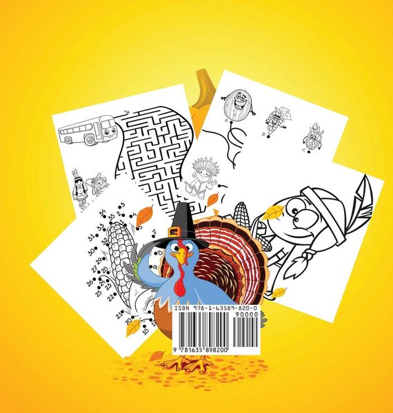 Produktbild: Thanksgiving Activity Book for Kids