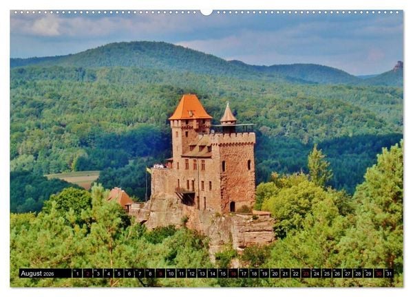 Produktbild: Burgen- und Schl&ouml;sserreise durch Deutschland (hochwertiger Premium Wandkalender 2026 DIN A2 quer), Kunstdruck in Hochglanz