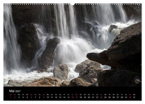 Produktbild: Kuhflucht Wasserf&auml;lle bei Farchant (Wandkalender 2027 DIN A2 quer), CALVENDO Monatskalender