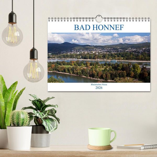 Produktbild: Bad Honnef - Rheinisches Nizza (Wandkalender 2026 DIN A4 quer), CALVENDO Monatskalender