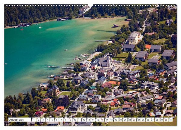 Produktbild: Der sch&ouml;ne Wolfgangsee im Salzkammergut (hochwertiger Premium Wandkalender 2026 DIN A2 quer), Kunstdruck in Hochglanz