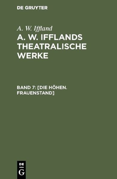 Produktbild: [Die H&ouml;hen. Frauenstand]