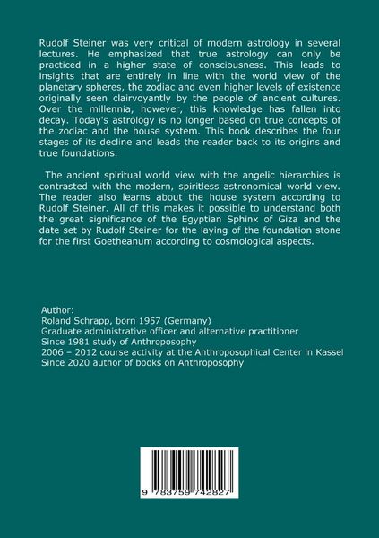 Produktbild: Ancient and Modern World View - Rudolf Steiner's Criticism of Astrology