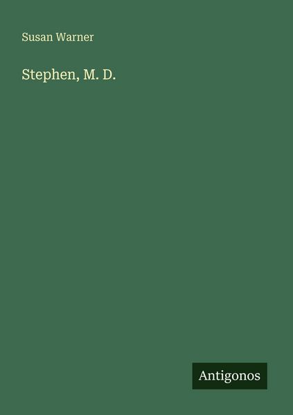 Produktbild: Stephen, M. D.