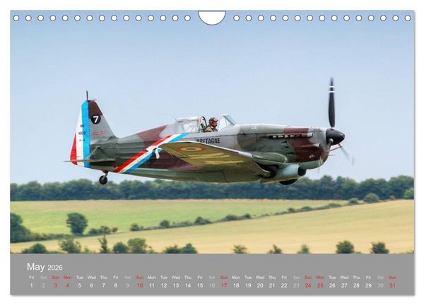 Produktbild: The Flying Legends (Wall Calendar 2026 DIN A4 landscape), CALVENDO 12 Month Wall Calendar