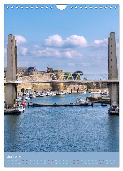 Produktbild: Facetten der Bretagne. Granit, Meer und Geschichte (Wandkalender 2027 DIN A4 hoch), CALVENDO Monatskalender