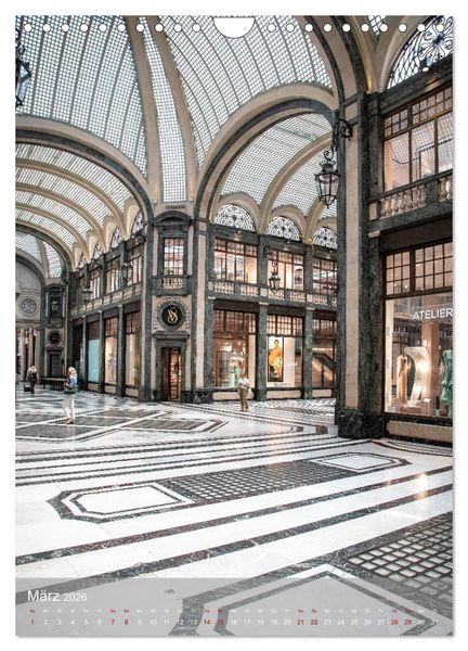 Produktbild: Turin. Geschichte und Architektur. (Wandkalender 2026 DIN A4 hoch), CALVENDO Monatskalender