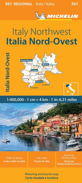 Produktbild: Italy Northwest - Michelin Regional Map 561