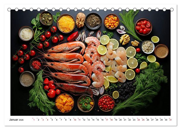 Produktbild: Ordentlich Ketogen (Tischkalender 2026 DIN A5 quer), CALVENDO Monatskalender