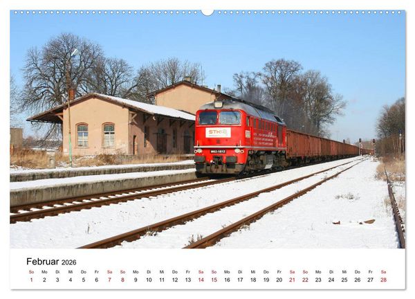 Produktbild: Unterwegs auf den Schienenwegen von Ostsachsen (hochwertiger Premium Wandkalender 2026 DIN A2 quer), Kunstdruck in Hochglanz