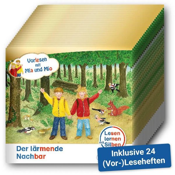 Produktbild: Kamishibai mit Mia und Mio: Der l&auml;rmende Nachbar - Set