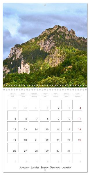 Produktbild: Les paysages d'Allemagne (Calendrier mural carr&eacute; 2026 30x30 cm) Calendrier double avec une page pour vos prises de notes