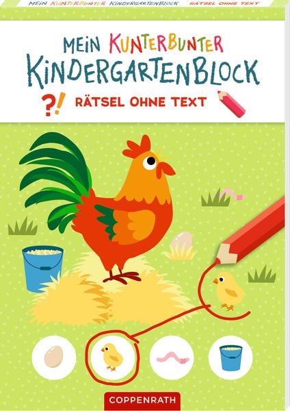 Produktbild: Mein k. Kindergartenblock: R&auml;tsel ohne Text - Bauernhof