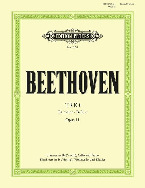 Produktbild: Trio in B flat major Op. 11