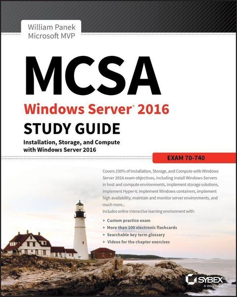 Produktbild: MCSA Windows Server 2016 Study Guide: Exam 70-740
