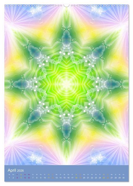 Produktbild: Lichtvolle Mandalas (Wandkalender 2026 DIN A2 hoch), CALVENDO Monatskalender