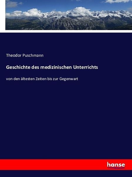 Produktbild: Geschichte des medizinischen Unterrichts