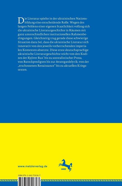 Produktbild: Ukrainische Literaturgeschichte