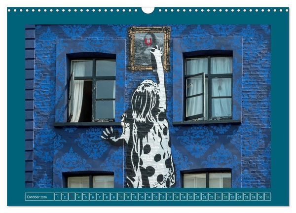 Produktbild: Streetart in Europas St&auml;dten (Wandkalender 2026 DIN A3 quer), CALVENDO Monatskalender