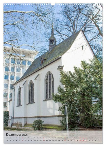 Produktbild: Kirchen in K&ouml;ln - Highlights und Geheimtipps (hochwertiger Premium Wandkalender 2026 DIN A2 hoch), Kunstdruck in Hochglanz