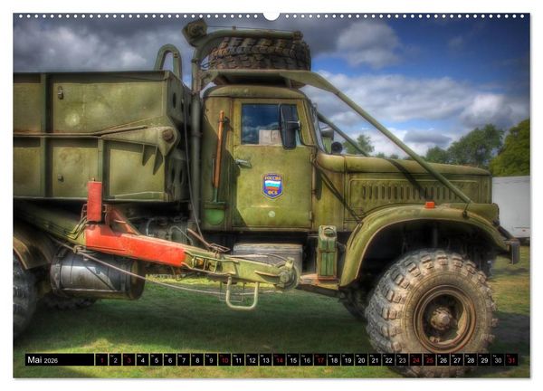 Produktbild: alte K&auml;mpfer- Milit&auml;rfahrzeuge des Ostblocks (hochwertiger Premium Wandkalender 2026 DIN A2 quer), Kunstdruck in Hochglanz