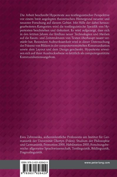 Produktbild: Text &ndash; Bild &ndash; Hypertext