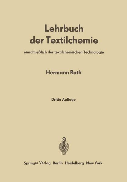 Produktbild: Lehrbuch der Textilchemie