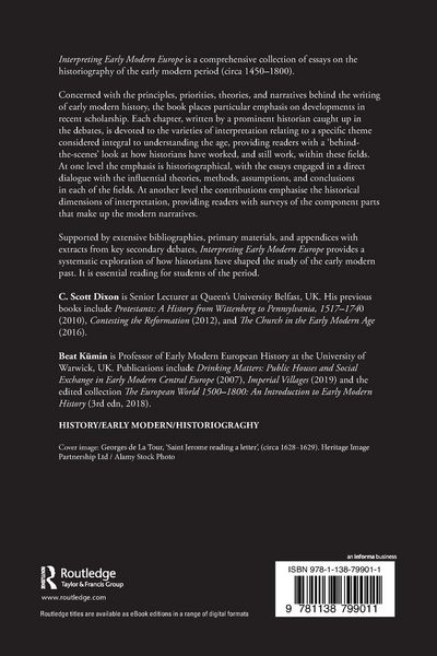 Produktbild: Interpreting Early Modern Europe