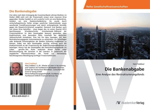 Die Bankenabgabe, Taschenbuch von Hani Faddoul, AV Akademikerverlag, 9783639452211
