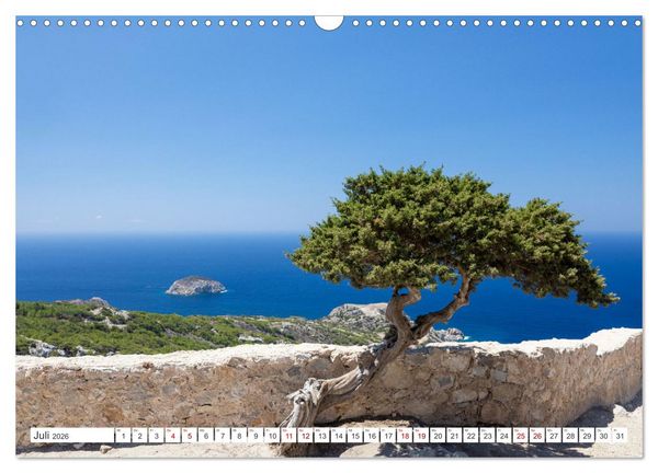 Produktbild: Rhodos und Symi, Perlen in der &Auml;gis (Wandkalender 2026 DIN A3 quer), CALVENDO Monatskalender
