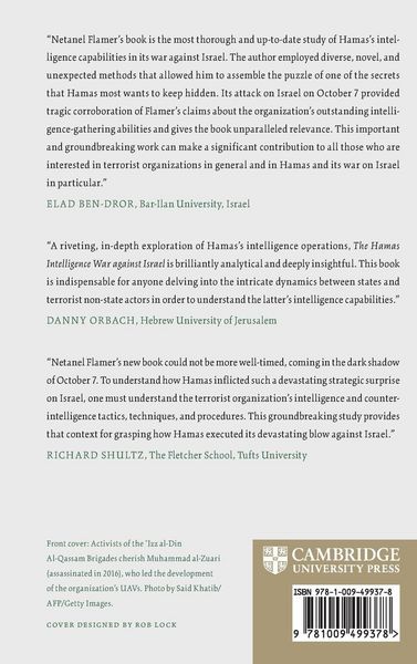 Produktbild: The Hamas Intelligence War against Israel