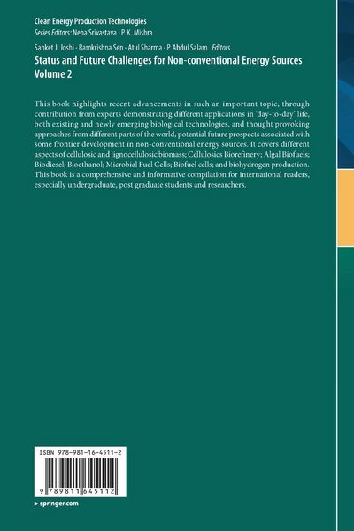 Produktbild: Status and Future Challenges for Non-conventional Energy Sources Volume 2