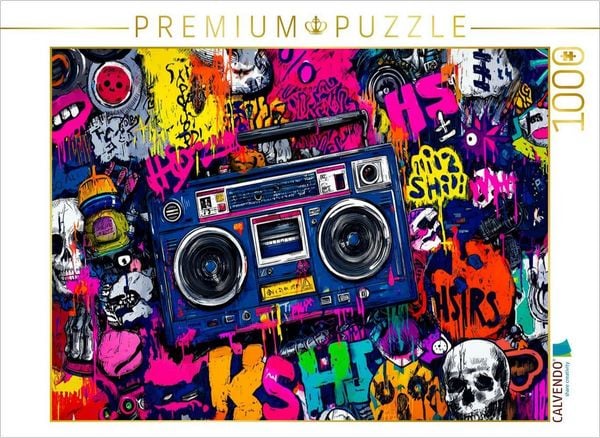Produktbild: CALVENDO Puzzle Ein Motiv aus dem Kalender City Beats - Graffiti Dreams | 1000 Teile Lege-Gr&ouml;&szlig;e 64x48cm Foto-Puzzle f&uuml;r gl&uuml;ckliche Stunden