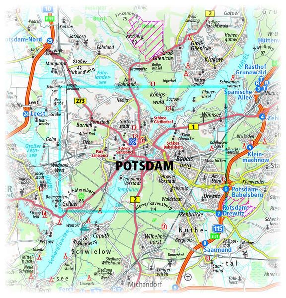 Potsdam Stadtplan
