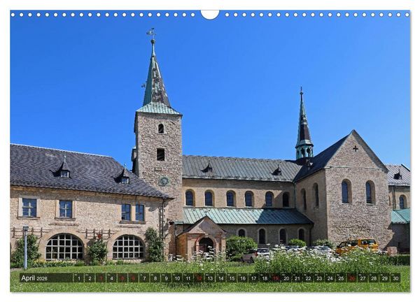 Produktbild: Stra&szlig;e der Romanik im Harz - eine Rundreise von Magdeburg in den Harz (Wandkalender 2026 DIN A3 quer), CALVENDO Monatskalender