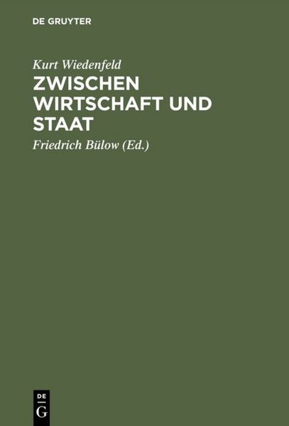Produktbild: Zwischen Wirtschaft und Staat
