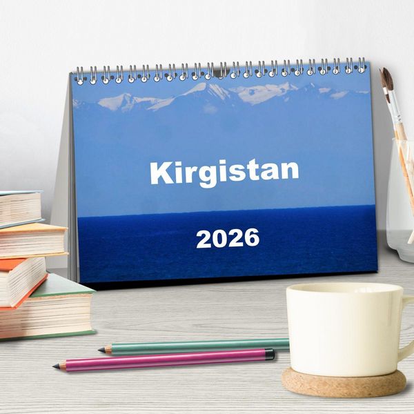 Produktbild: Kirgistan 2026 (Tischkalender 2026 DIN A5 quer), CALVENDO Monatskalender