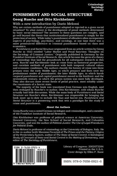 Produktbild: Punishment and Social Structure