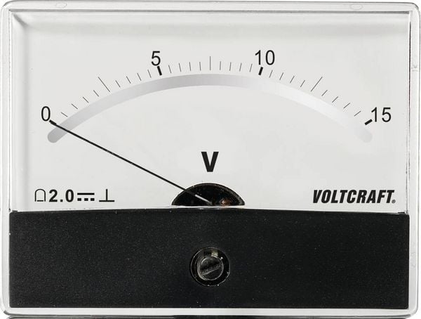 Produktbild: VOLTCRAFT AM-86X65/15V/DC AM-86X65/15V/DC Einbau-Messger&auml;t AM-86X65/15V/DC Drehspule