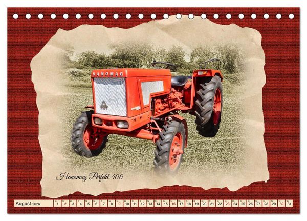 Produktbild: Hanomag Schlepper (Tischkalender 2026 DIN A5 quer), CALVENDO Monatskalender