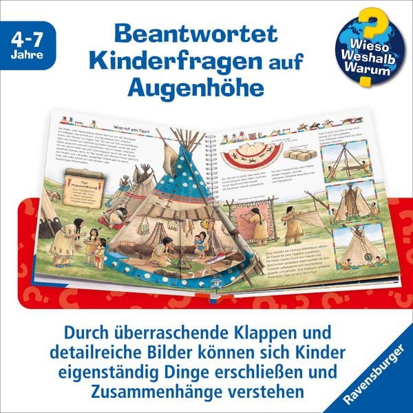Produktbild: Wieso? Weshalb? Warum?, Band 18 - Bei den Indianern