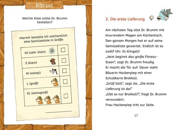 Produktbild: Kleine Lesehelden: Dr. Brumm und die verflixte Gem&uuml;sekiste